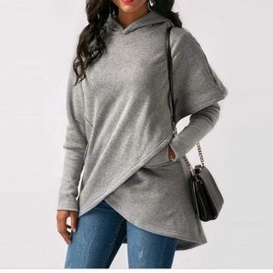 NWOT Asymmetrical Hoodie